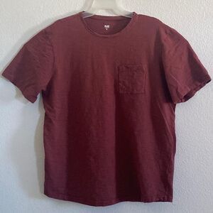 PAIGE Men’s 100% Cotton Auburn Dusk T Shirt with Front Pocket Size XL